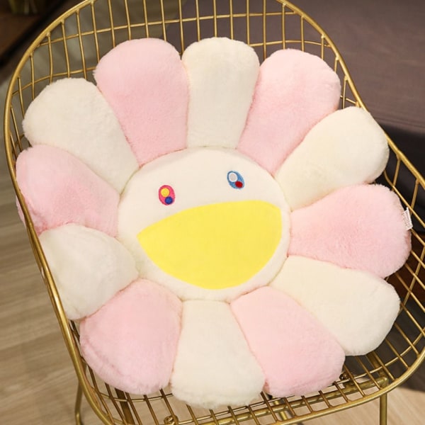Smiley Face Sun Petal Pute Pute Pute ROSA 60CM pink 60cm