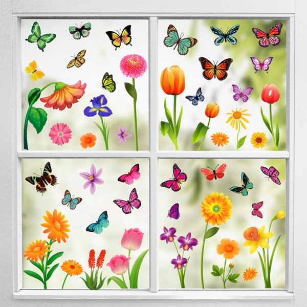 18 STK Window Stickers Statiske Stickers Window Clings