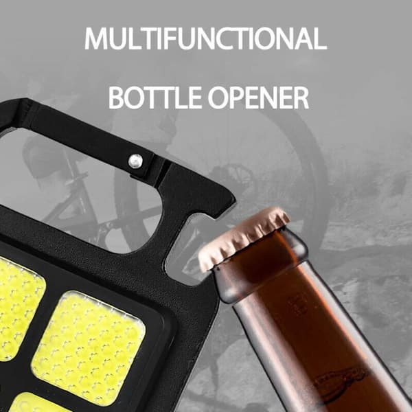 Monitoiminen Keychain Light taskulamput Tehokas taskulamppu