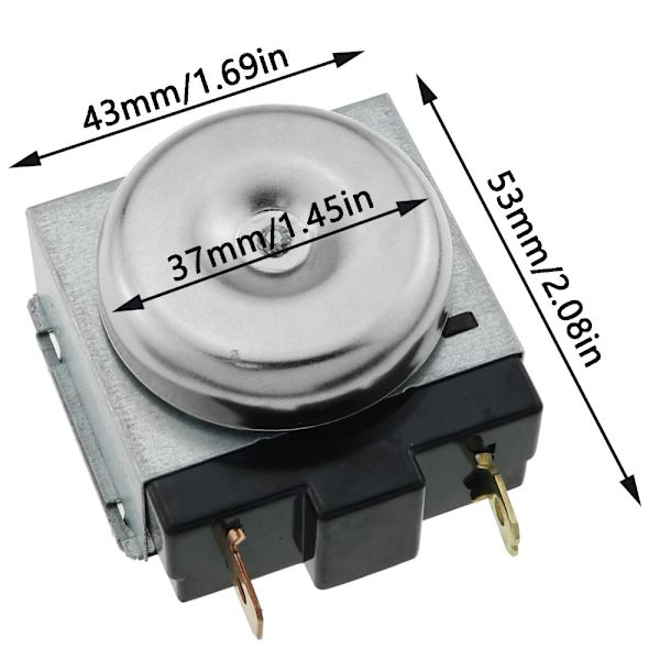 Timer Switch Time Controller 60 minutters forsinkelse Timer switch