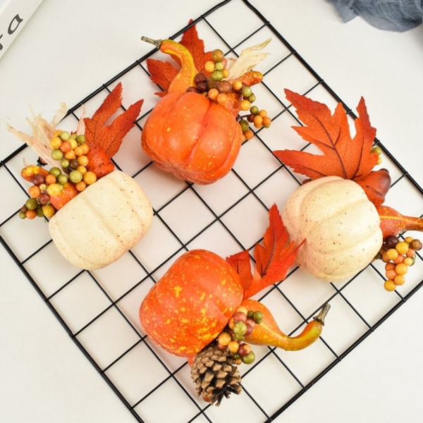 4 st Thanksgiving-pumpa Halloween-pumpa TYP A TYP A Type A