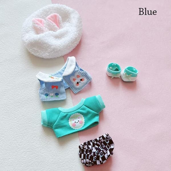 1 Set 20cm Dockkläder Dockklänningar BLÅA Blue