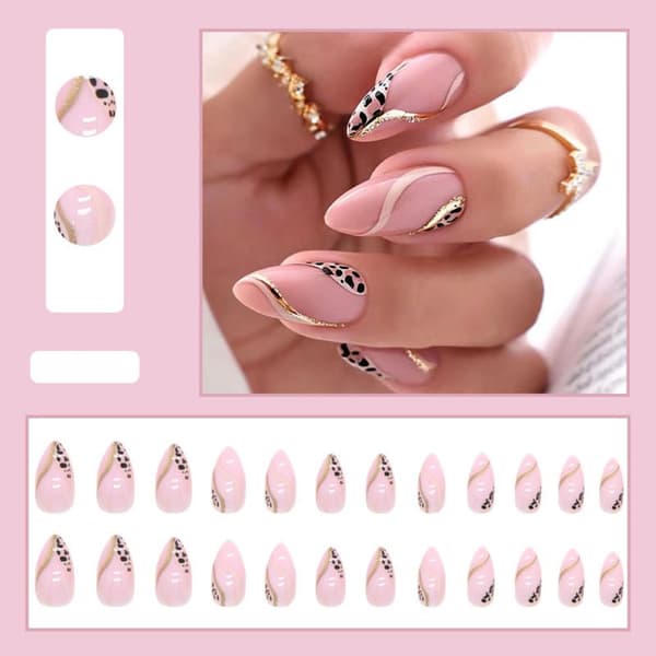 False Nails Long Almond 1 1 1