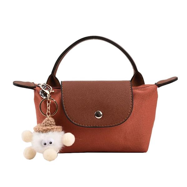 Fashion Bag Nylon Dumplings Bag Single Shoulder Crossbody Bags brown