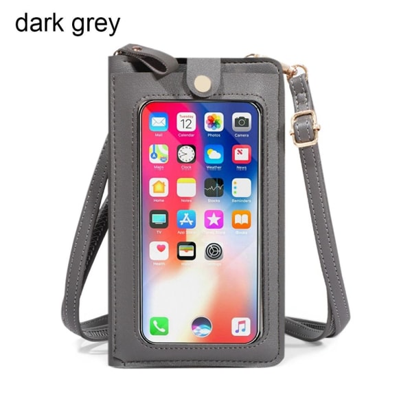 Plånbok Handväska MÖRKGRÅ dark grey