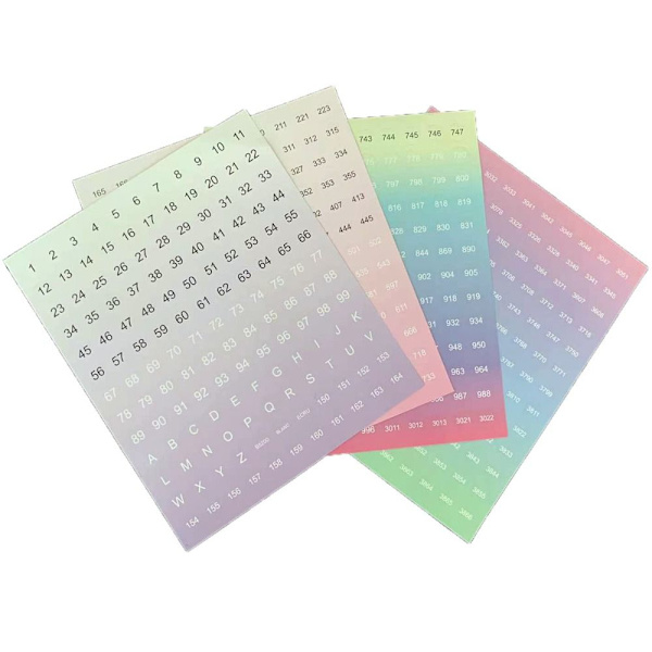 Diamond Painting Stickers Diamond Color Sticker Klassificering