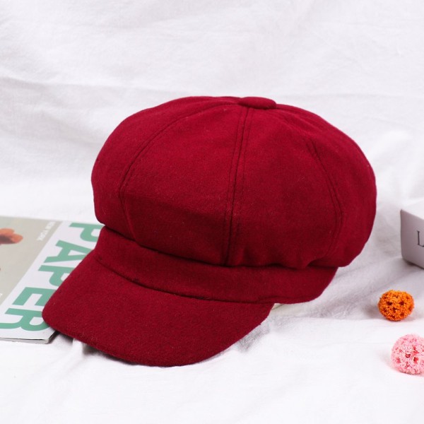 Kahdeksankulmainen Cap Maalari Sanomalehti Lippikset Naiset Baretti NAVY BLUE 1 navy blue 1