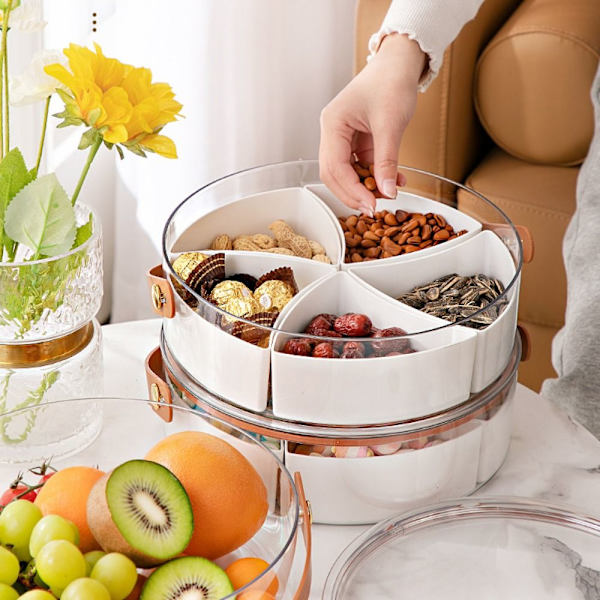 Fruktbricka Snack Box VIT White