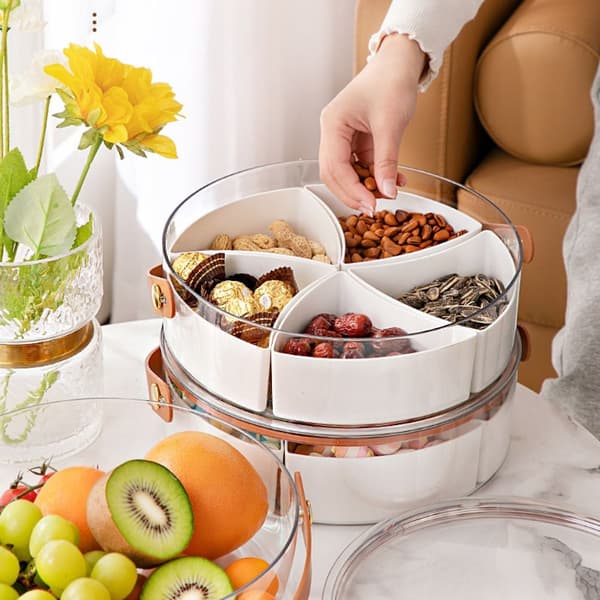 Fruktfat Snackboks HVIT White