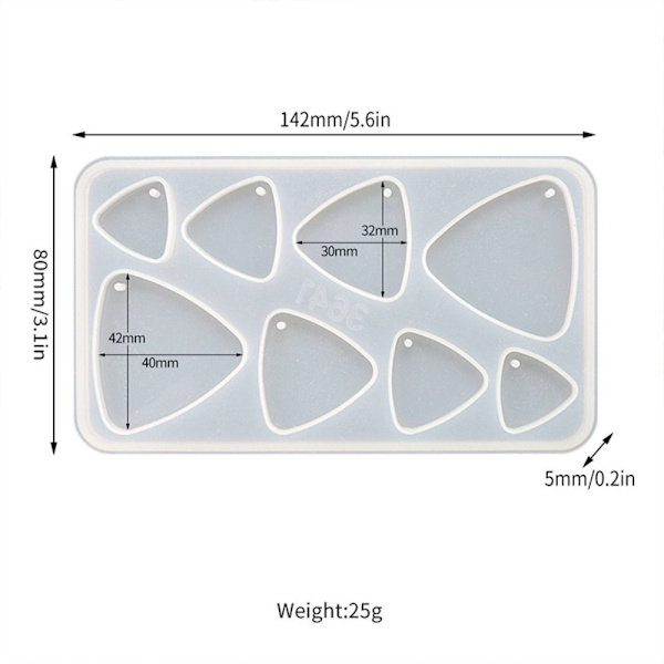 Geometriska molds Form 9 9 9