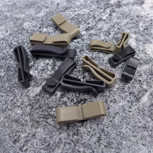 3stk Molle Webbing Spenne Belte endeklemme SORT 38MM Black 38mm