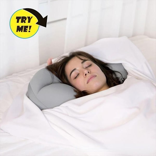 Nackkuddar för sovkuddar Memory Foam GRÅ Grey