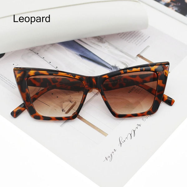 Cat Eye Aurinkolasit Neliönmuotoiset aurinkolasit LEOPARD LEOPARD Leopard