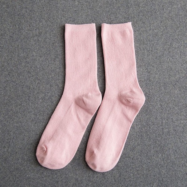 Medium Tube Socks Harajuku Pile Socks ROSA pink