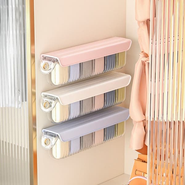 Underkläder Förvaringslåda Slipsar Organizer ROSA Pink