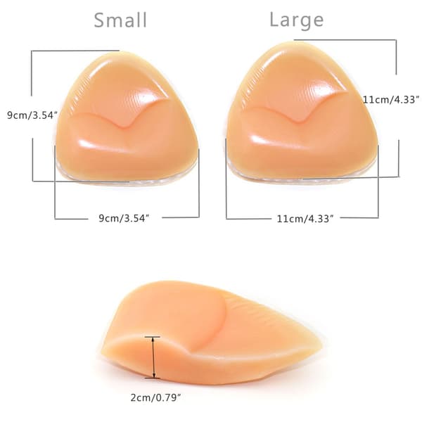 Bröstkuddar Push Up Vadderade SMALLTRANSPARENT TRANSPARENT SmallTransparent