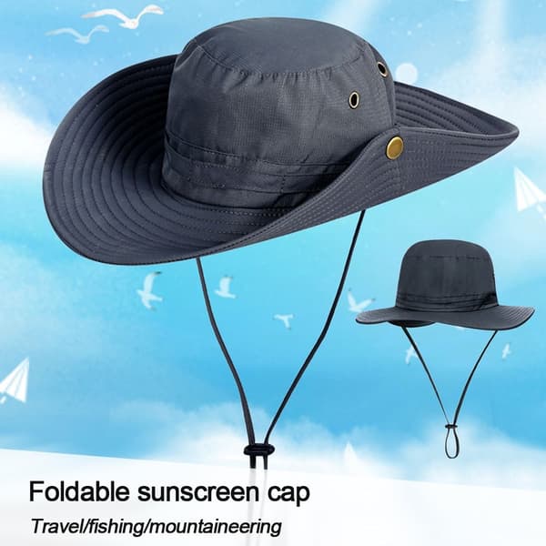 Buckets Hat UV Beskyttelse SORT Black