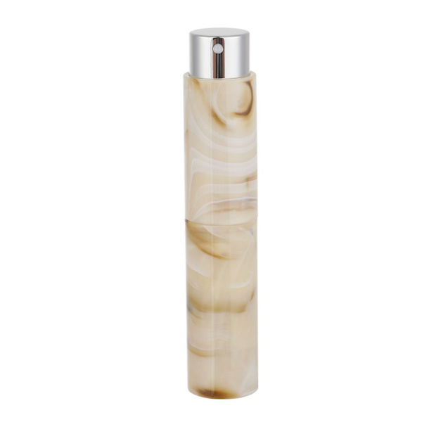 10ML parfymsprayflaska Påfyllningsbar flaska GUL-SILVER CAP