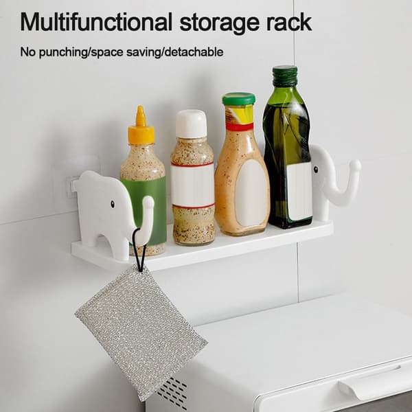 Elephant Storage Rack Oppbevaringshylle HVIT white