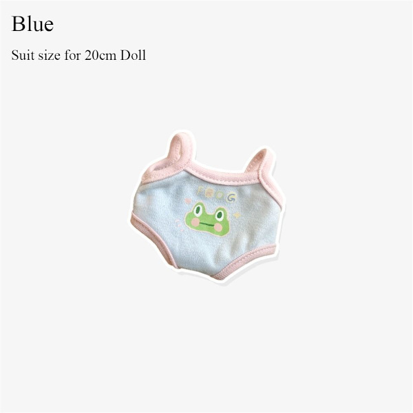 Dukkeklær Plysj Dukkeklær BLÅ 20CM 20CM blue 20cm-20cm