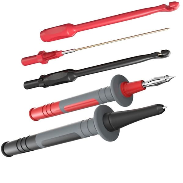 25 stk. Multimeter Testledninger Kit Digital Elektrisk Testklips