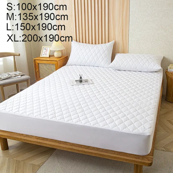 Kastemadrasstrekk Vanntett sengetøy HVIT 135X190CM white 135x190cm