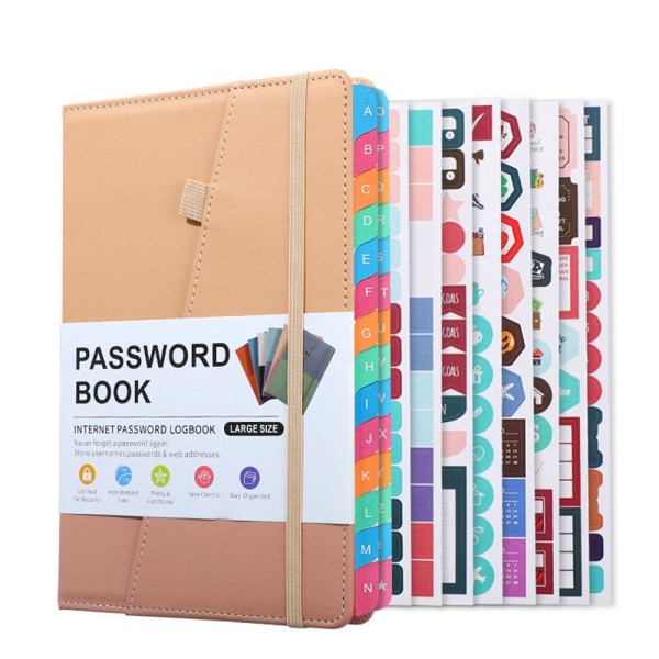 A5 Password Book Password Keeper Book 04 04 04