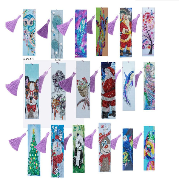 Diamond painting Kirjanmerkki Diamond Art Bookmarks 2 2 2