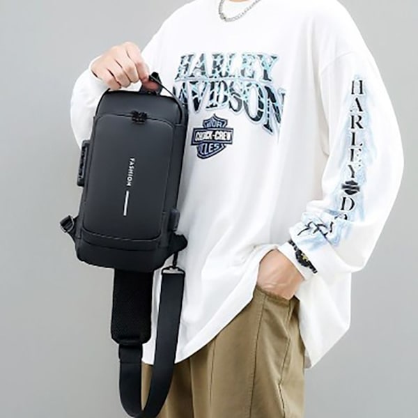 Brysttaske Crossbody-taske SORT black