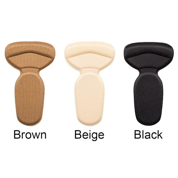 5 Par Fot Häl Pad Inserts Innersulor SVART Black