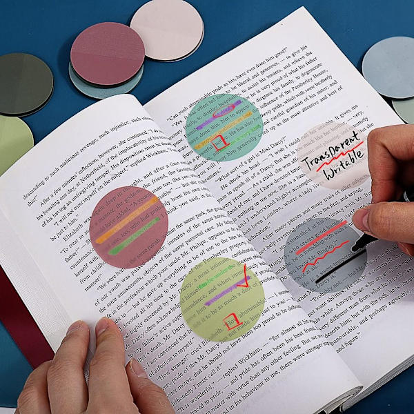 8 pads Self-Stick Notes Note Bookmark Marker Message Stickers