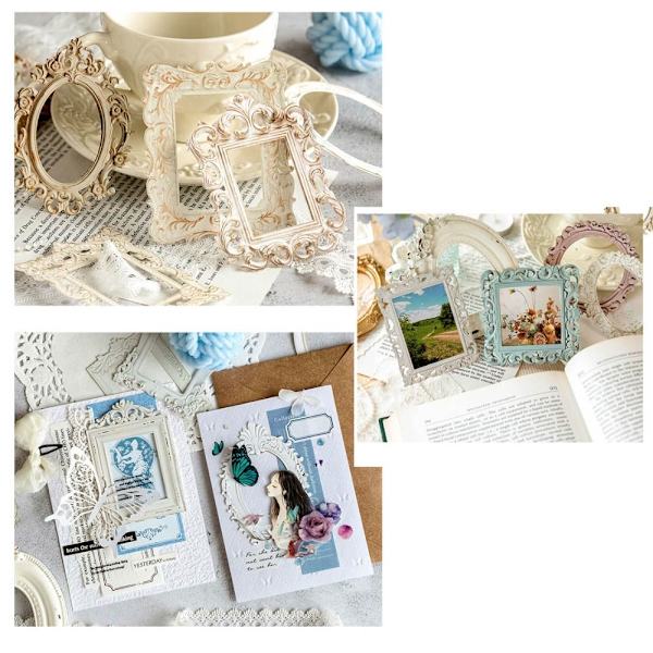 Hul præget fotoramme DIY Craft Cardstock Paper 2 2 2