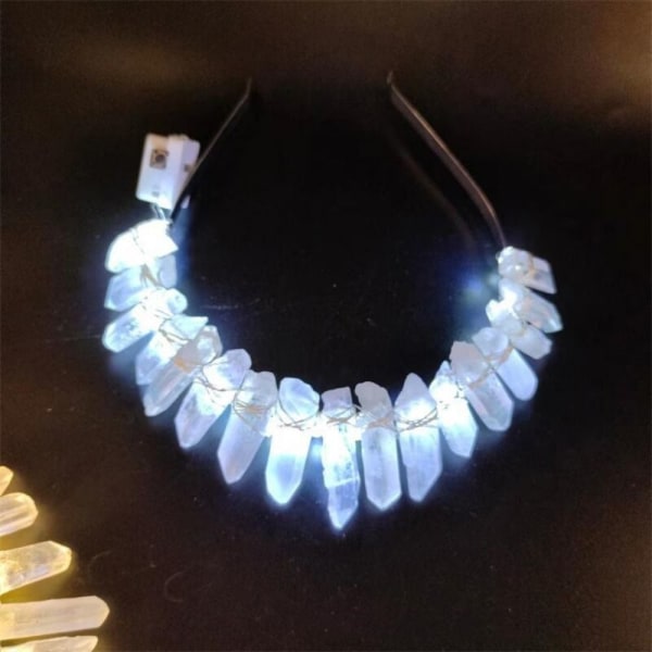 Led Crystal Crown Light up Crown HVID LYS HVID LYS White light