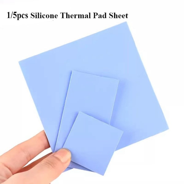 1/5 stk Silikon Thermal Pad Thermal Pad Sheet 40X80MM 0,5MM 40x80mm 0.5mm