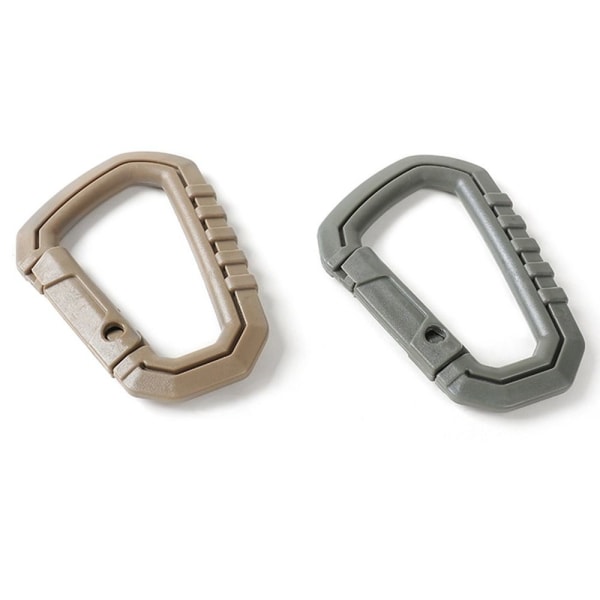 2st Fäst quickdraw Shackle Karbinhake Clip ARMY GREEN 2ST Army Green 2pcs-2pcs