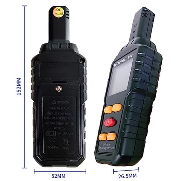 EMF-mittari säteilymittari LCD EMF-ilmaisin