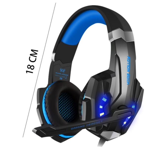 PS5 Gaming Headset Hovedtelefoner med kabel