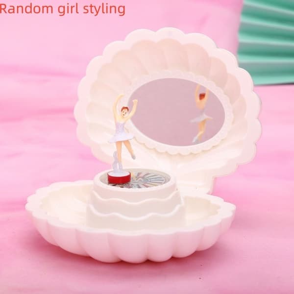 Shell Music Box Smyckeskrin VIT white
