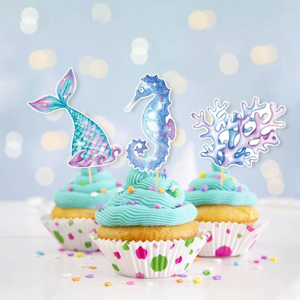 Garlands anheng Banner Little Mermaid Party A A A