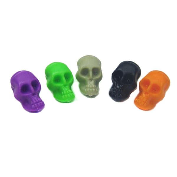50 STK Halloween Mini Skull Skjeletthoder HVIT 2CM 2CM white 2cm-2cm