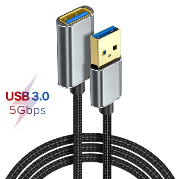 USB 3.0 forlengelseskabel Dataledning 2M 2m