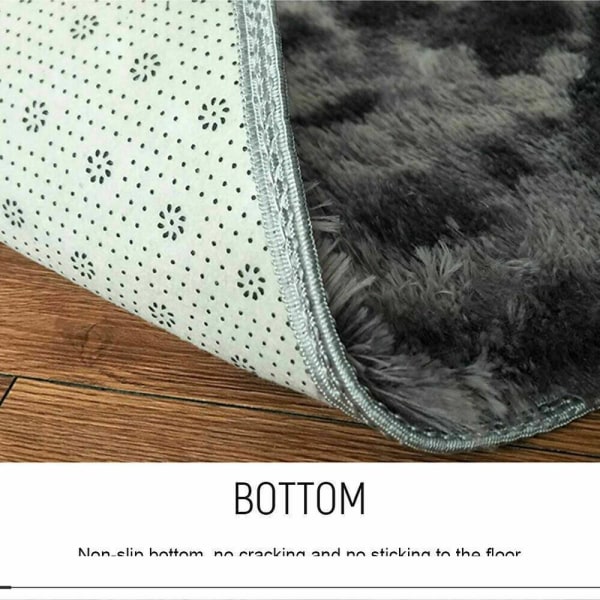 Fluffy Rugs Teppe GRÅ 80X120CM 80X120CM grey 80X120cm-80X120cm