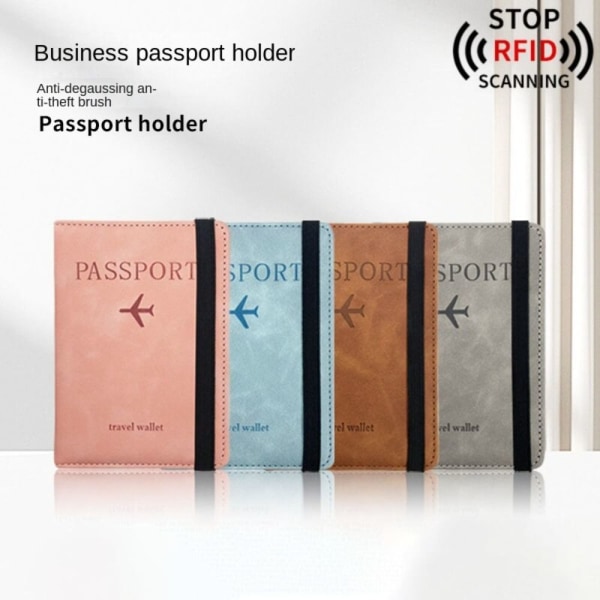 RFID Passholder Passport Bag SORT black