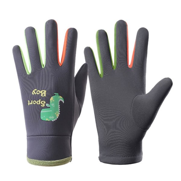 Full Finger Gloves Lasten hiihtohanskat BLACK S black S