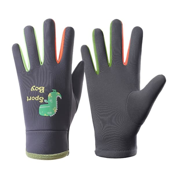 Full Finger Handsker Skihandsker til børn LYS GRÅ L light gray L