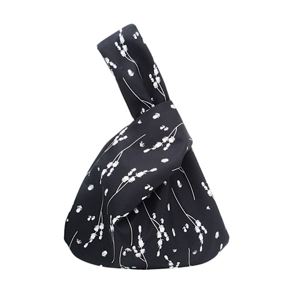 Knot Wrist Bag Handle Bag SORT black