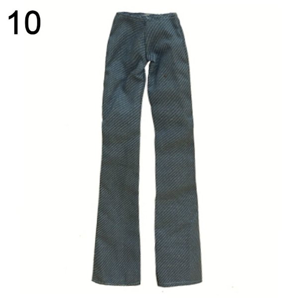 Floral jeans skinnbukser 10 10 10