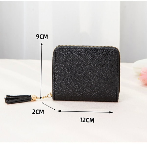 Tassel Pung Clutch Pung SORT L black L