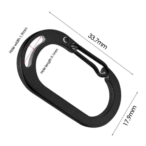 2st fjäderspännen U-formad ring SILVER Silver