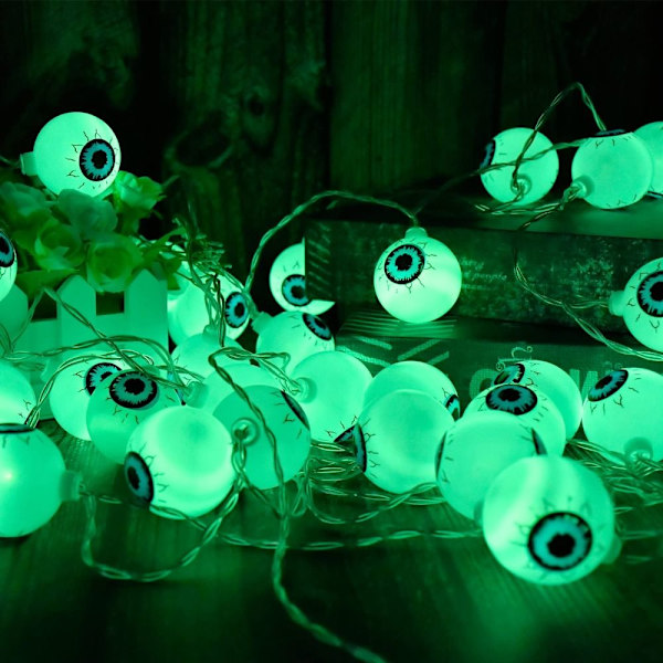 Eyeball String Lights Halloween Lights RÖDA Red
